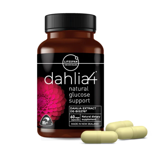 라이프스팬 달리아4 다알리아 꽃 추출물 200mg 60캡슐 뉴질랜드 dahlia4 natural glucose support