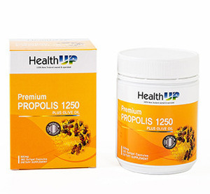 Premium Propolis 1250 Plus Olive Oil 365액상캡슐 헬스업 프로폴리스