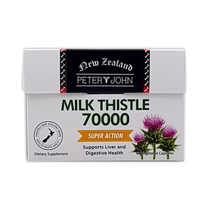 피터앤존 밀크씨슬(Milk Thistle) 추출물 70000mg 60식물성캡슐 밀크티슬 가격 밀크시슬 실리마린